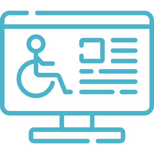 disability icona computer informazioni sulla disabilità